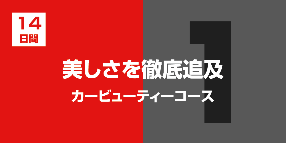 美しさを徹底追及 カービューティーコース